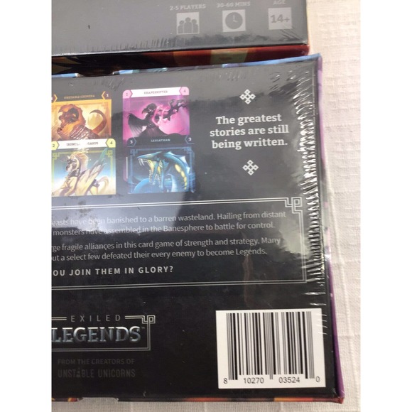 Exiled LEGENDS Strategy Card Game Lot. - Picture 4 of 14